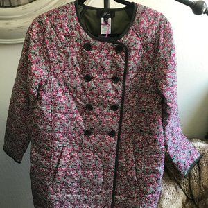 J. Crew Liberty Floral Reversible Puffer Jacket XS